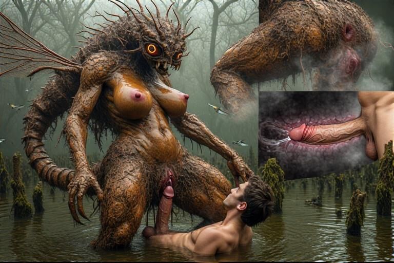 Rencontre de monstre de tourbière