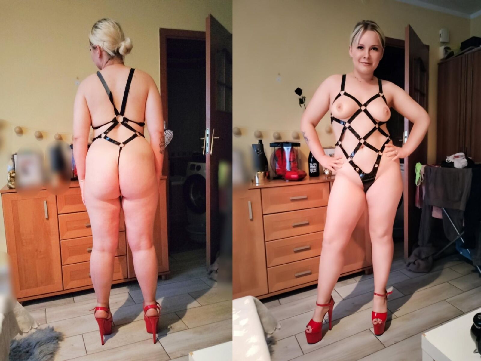 Wife Betty in slutwear. Please COMMENT 