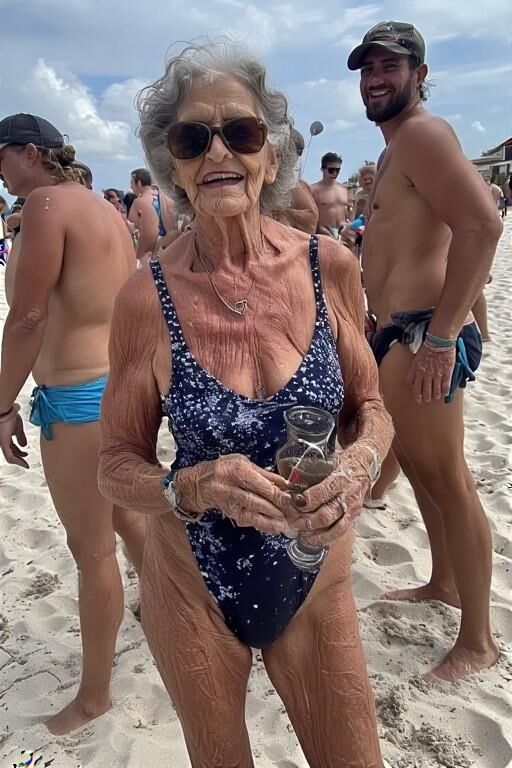 Grannies sur les vacances de printemps