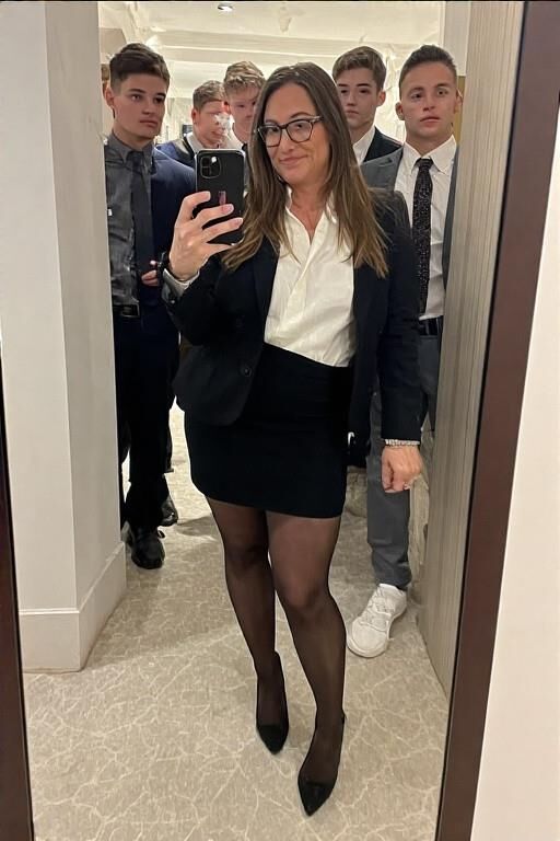 Indo para jantar com a equipe de vendas