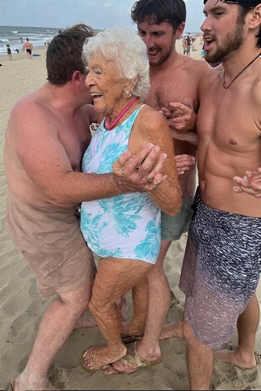 Grannies sur les vacances de printemps