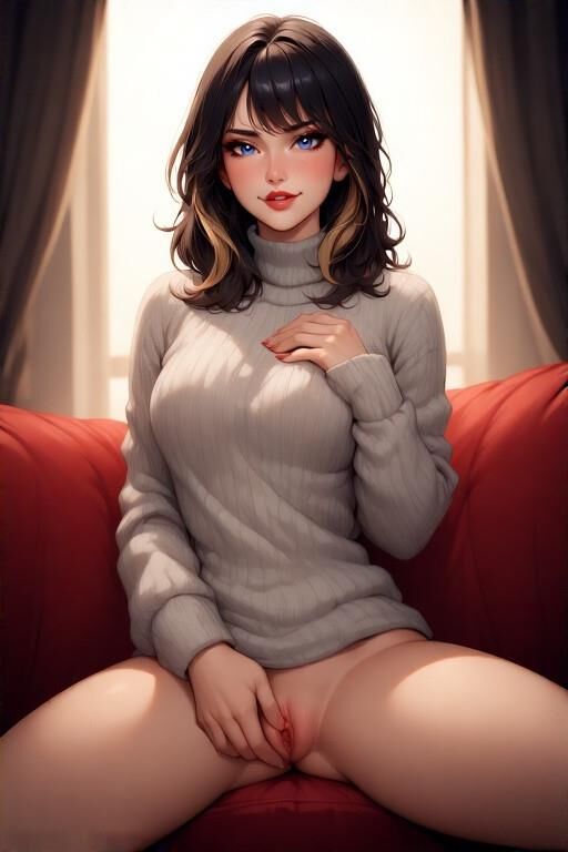 Bored Brunette having some solo fun