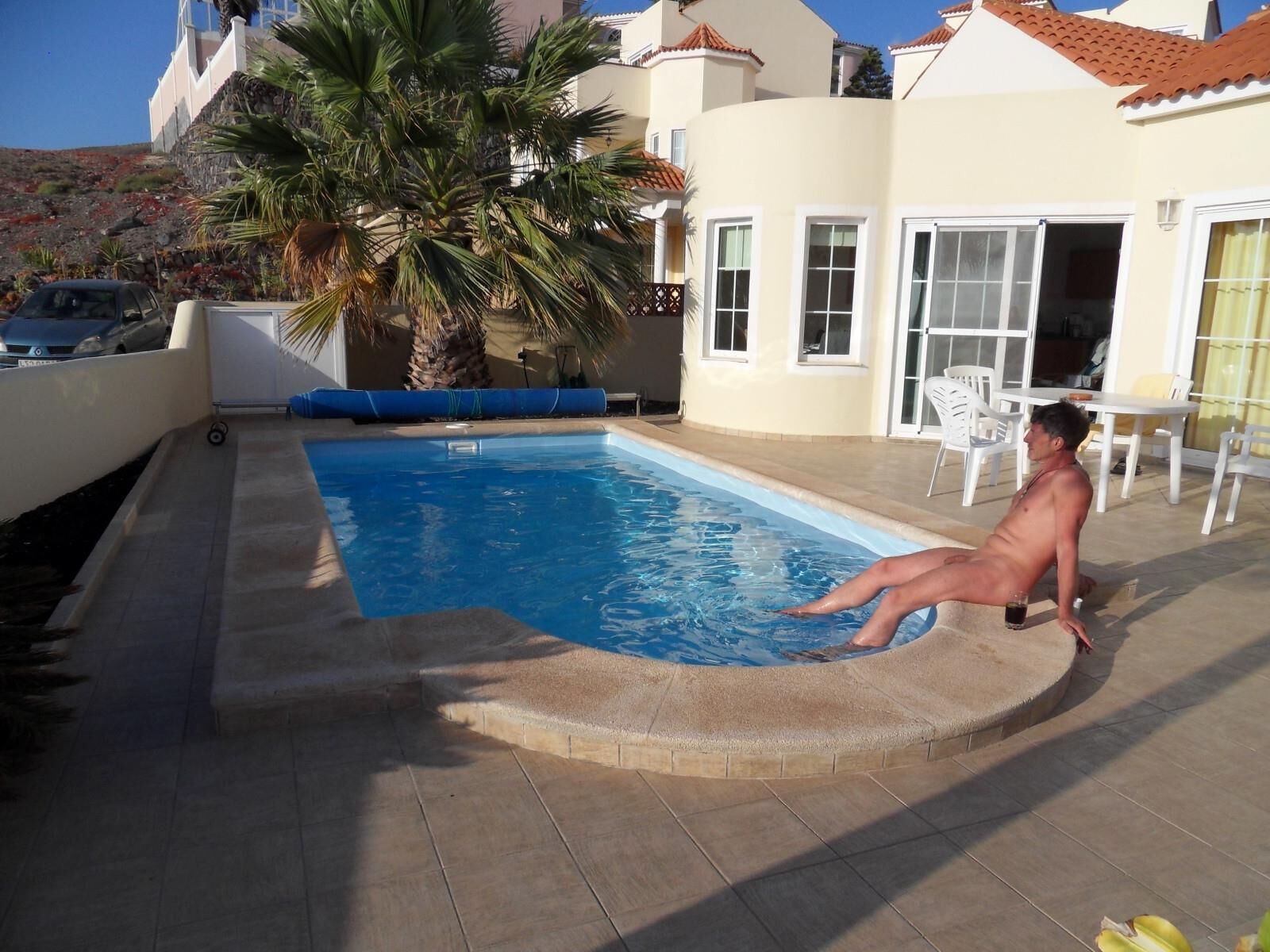 Lisa et Sparrow dans la location a Fuerteventura