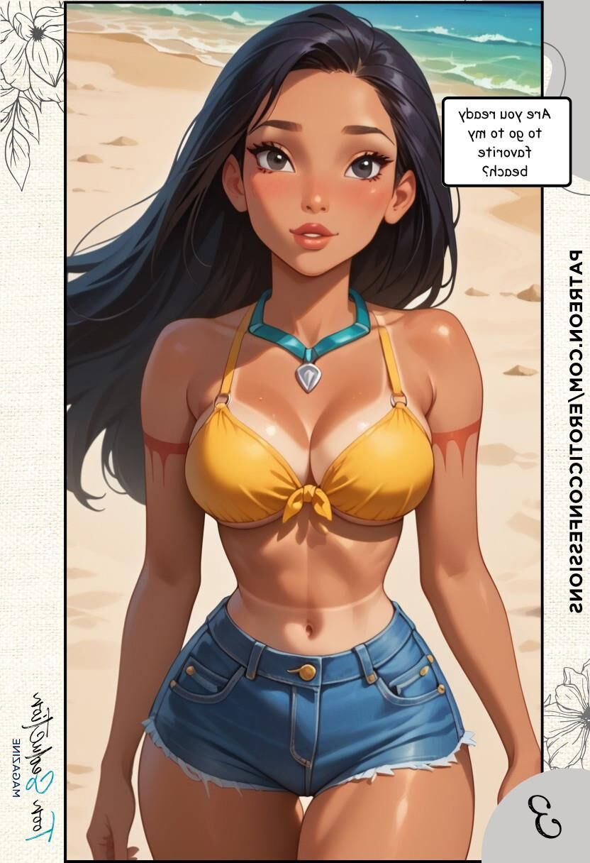 Pocahontas Beach Day Whit por (Confesiones eróticas)