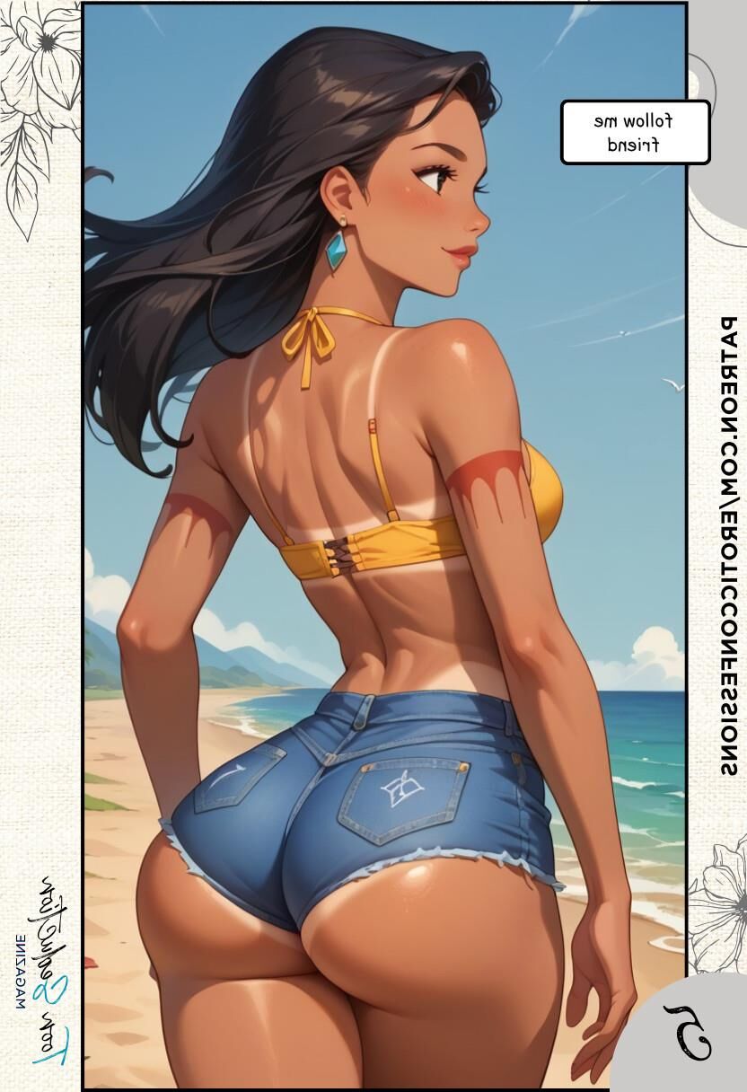 Pocahontas Beach Day Whit por (Confesiones eróticas)