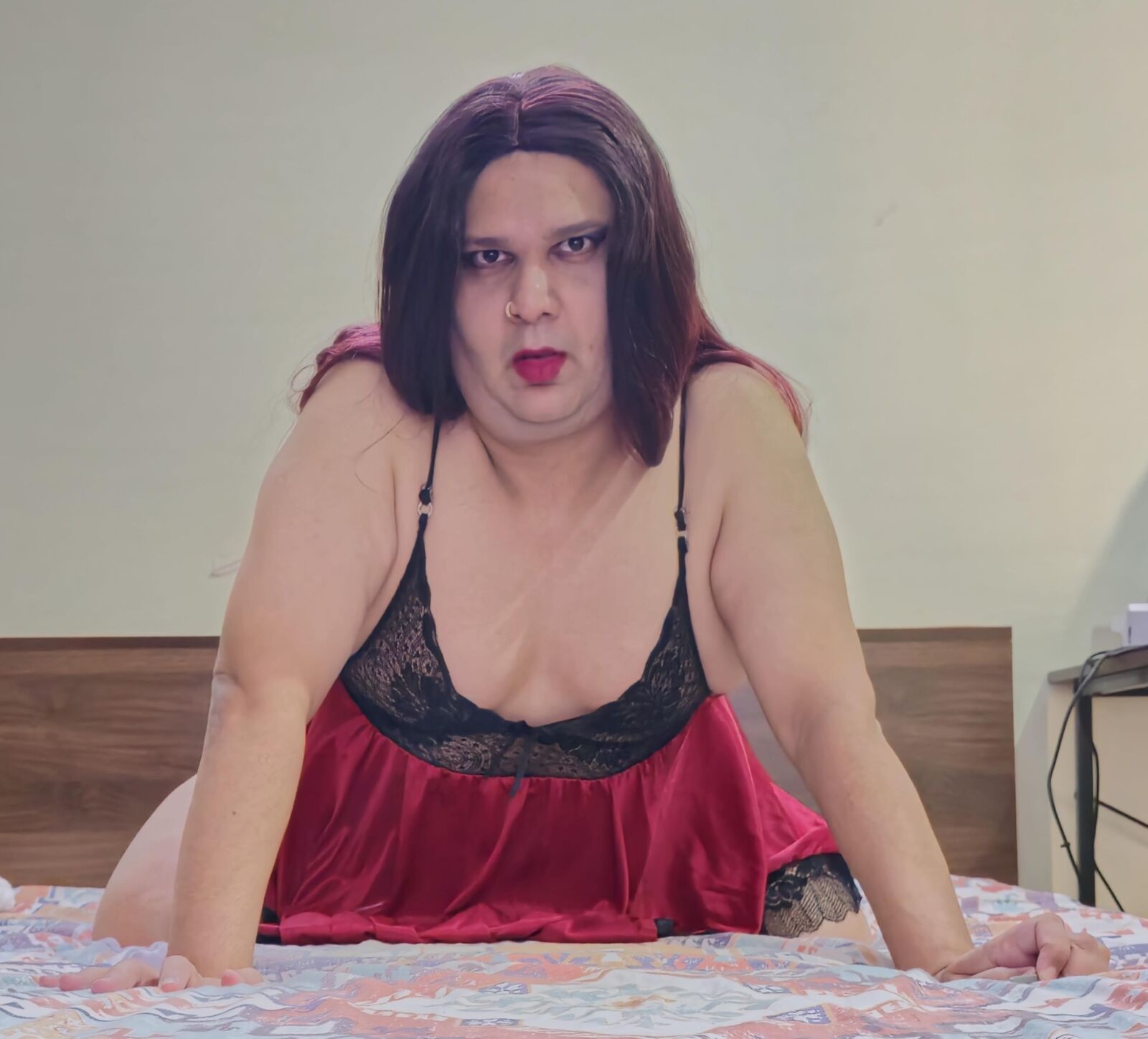 transeúnte Monica M Slut en Red Babydoll S