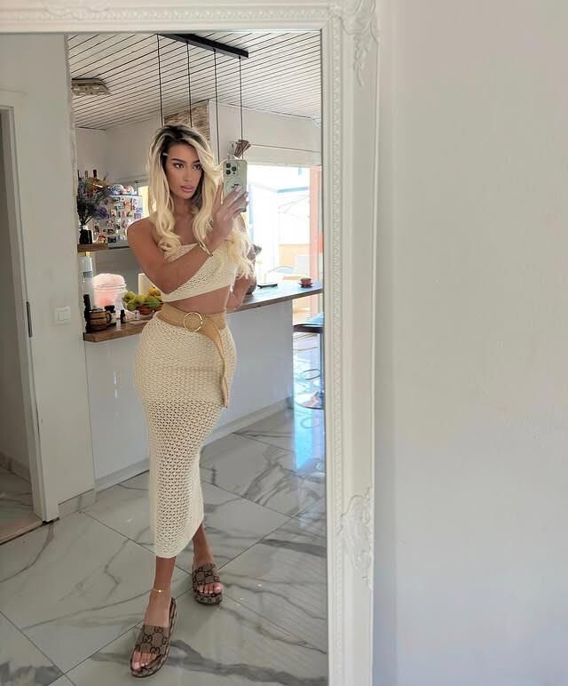 Kroatisch perfekte Fitness Blondie Babe