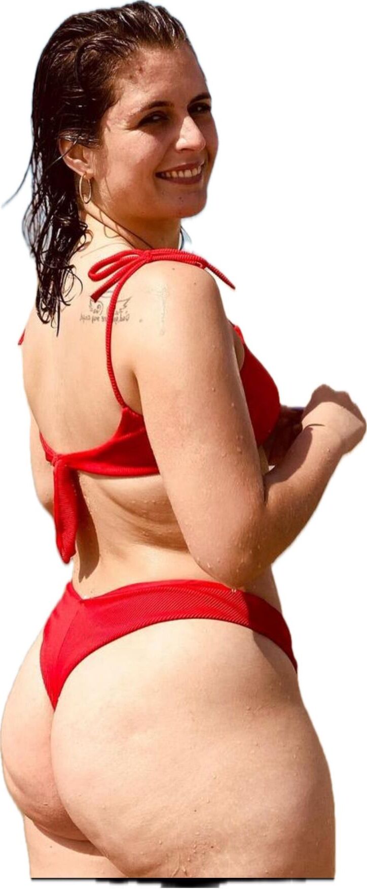 Latina Cute Big Butt Stickers 