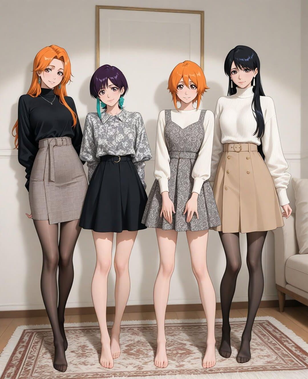 いくつかのかわいいAI/アニメの女の子
