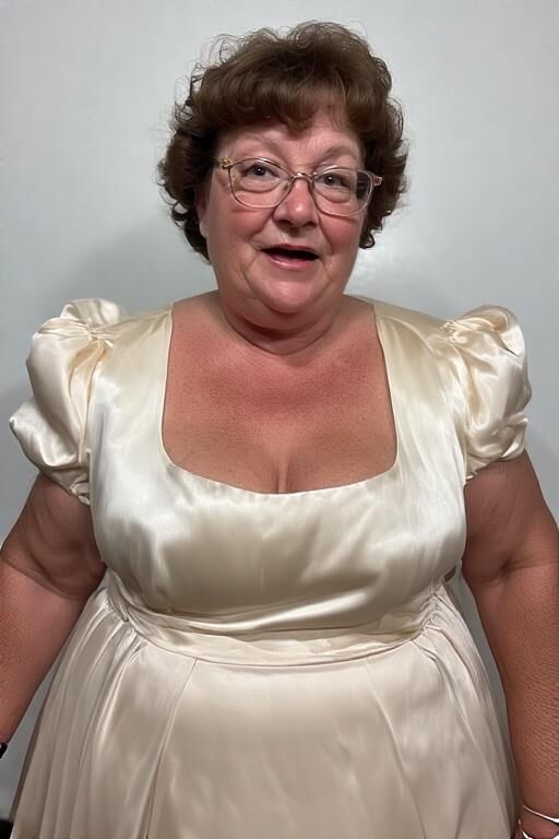 Algo sobre un vestido de seda vintage ...