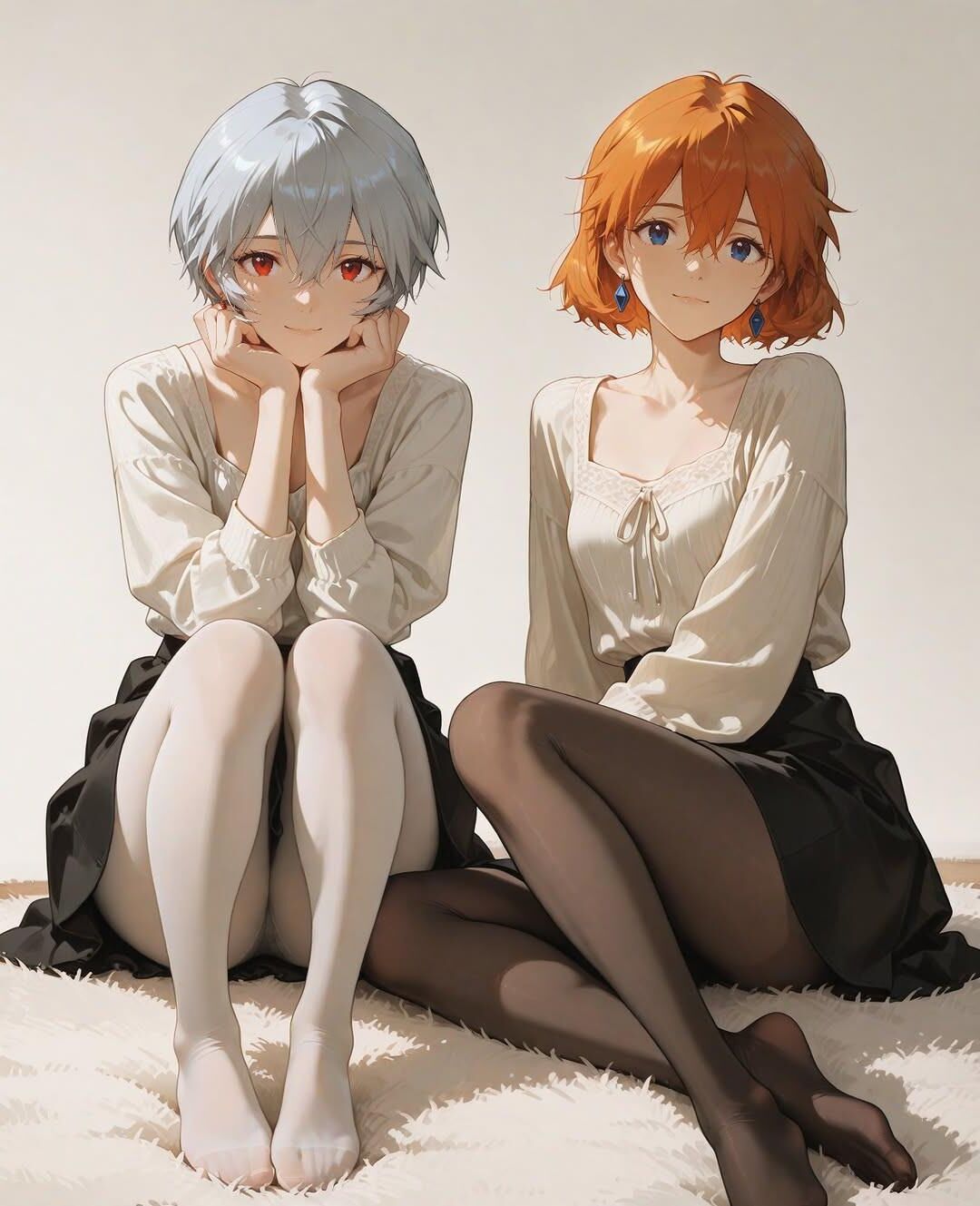 いくつかのかわいいAI/アニメの女の子