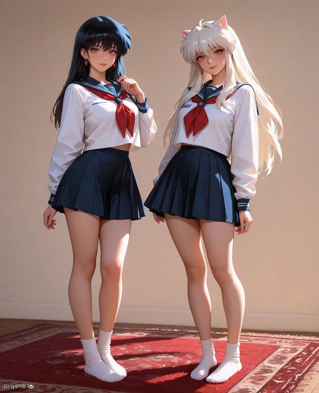 いくつかのかわいいAI/アニメの女の子