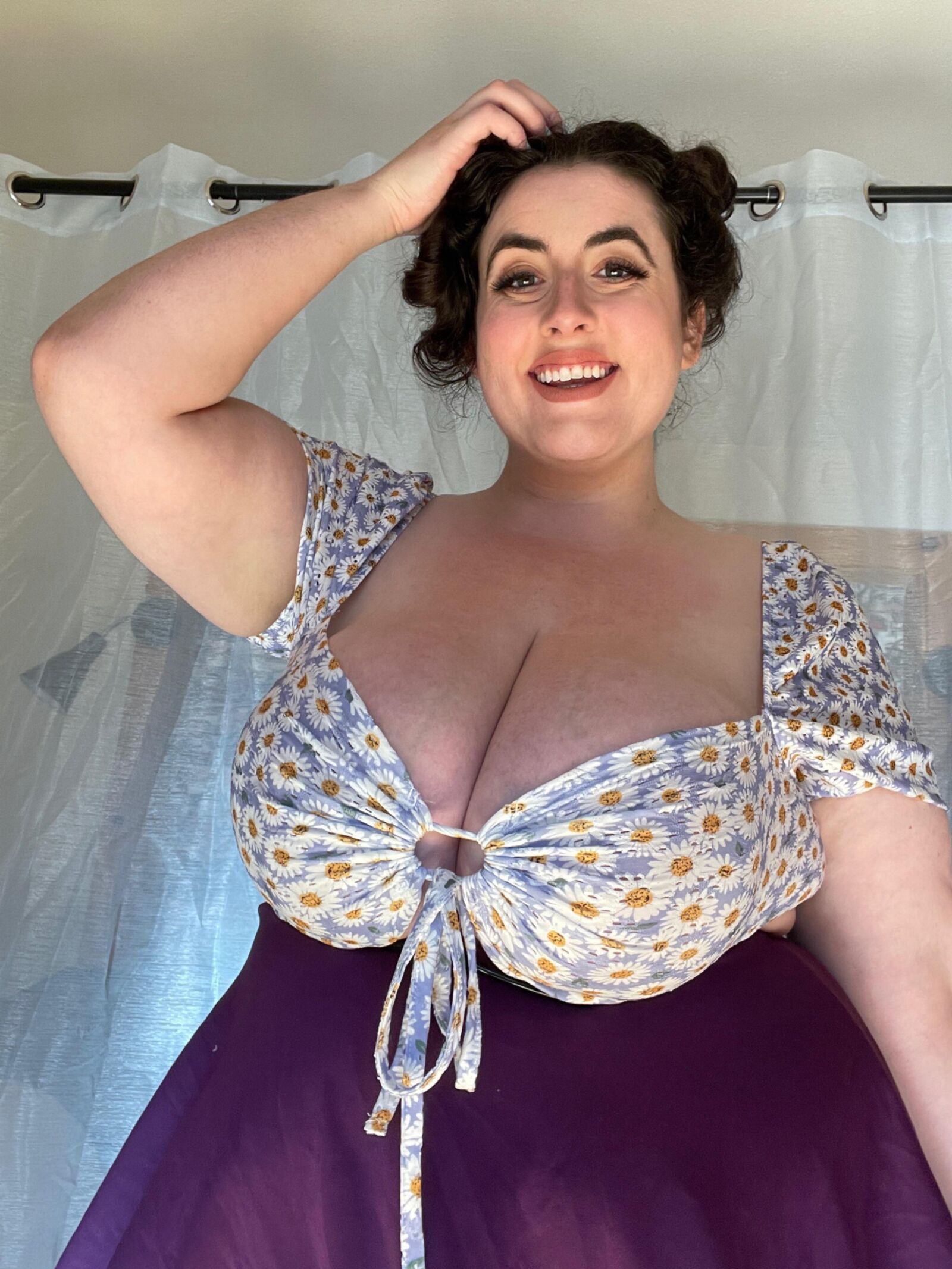 Огромные сиськи Big Belly BBW Marie