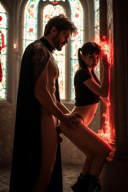 悪魔をパージする（教会の肛門）