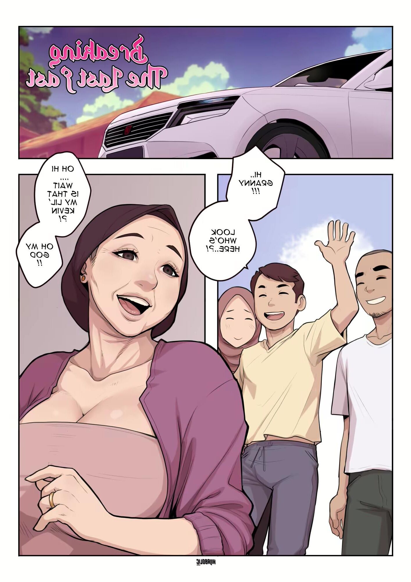 Mãe, filho e vovó hentai