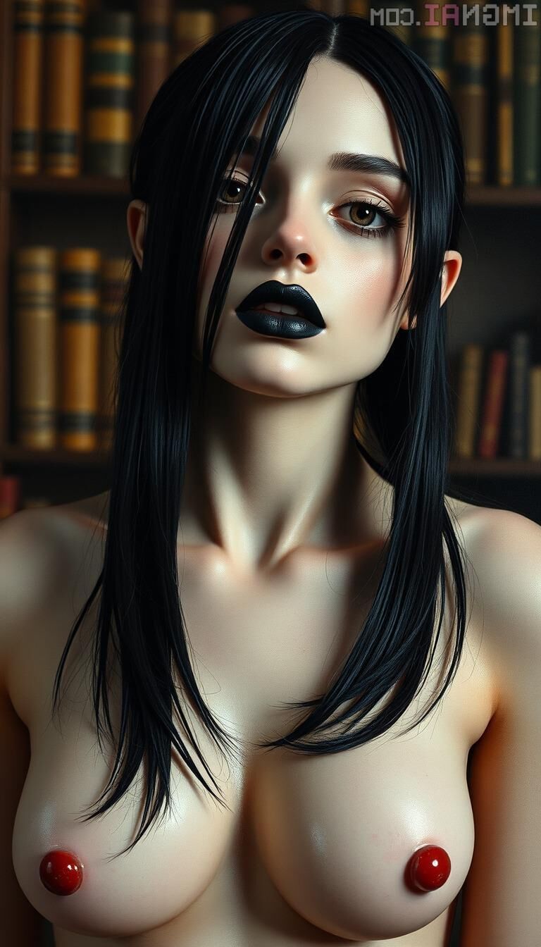 AI Adult Miércoles Addams, pose y sexo