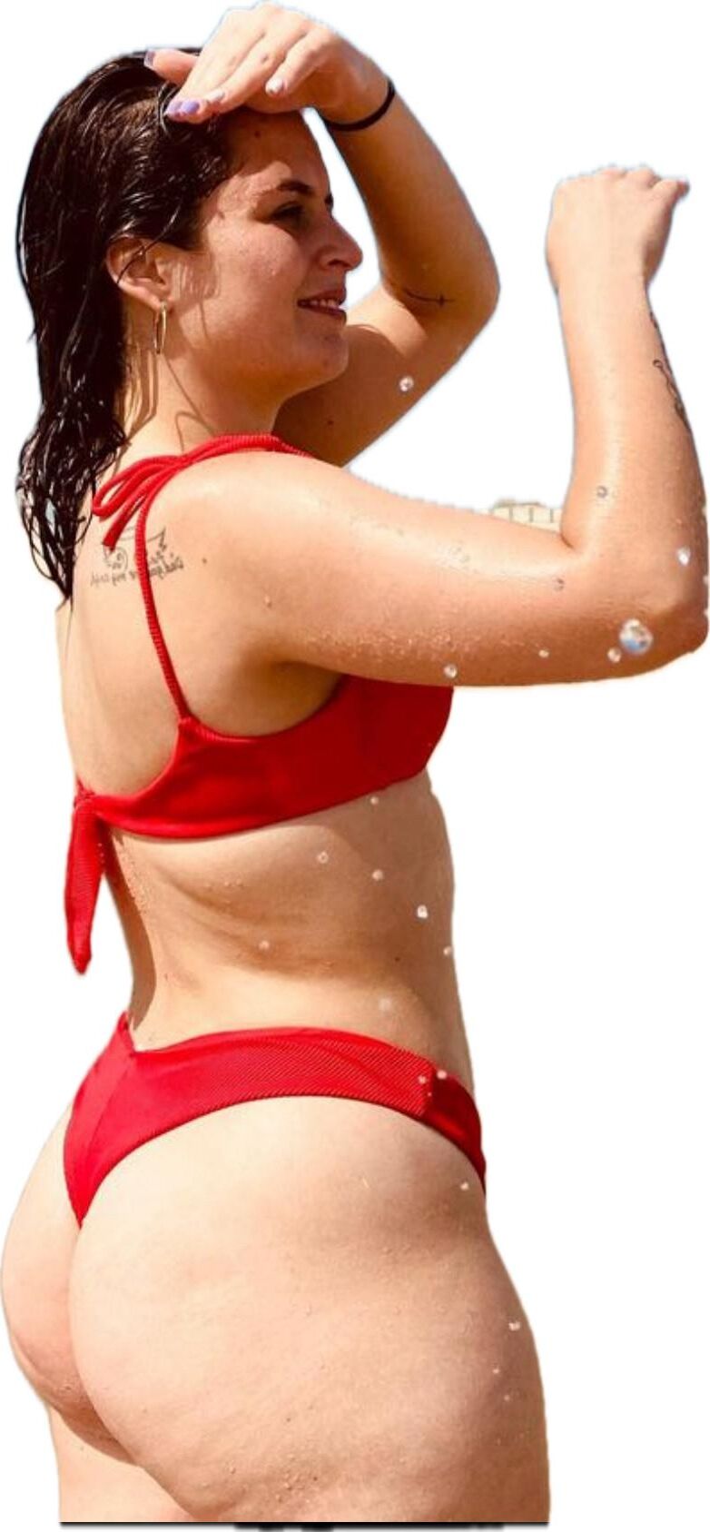 Latina Cute Big Butt Stickers 