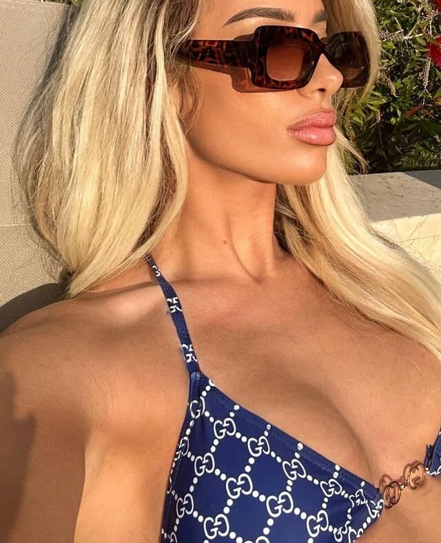 Kroatisch perfekte Fitness Blondie Babe