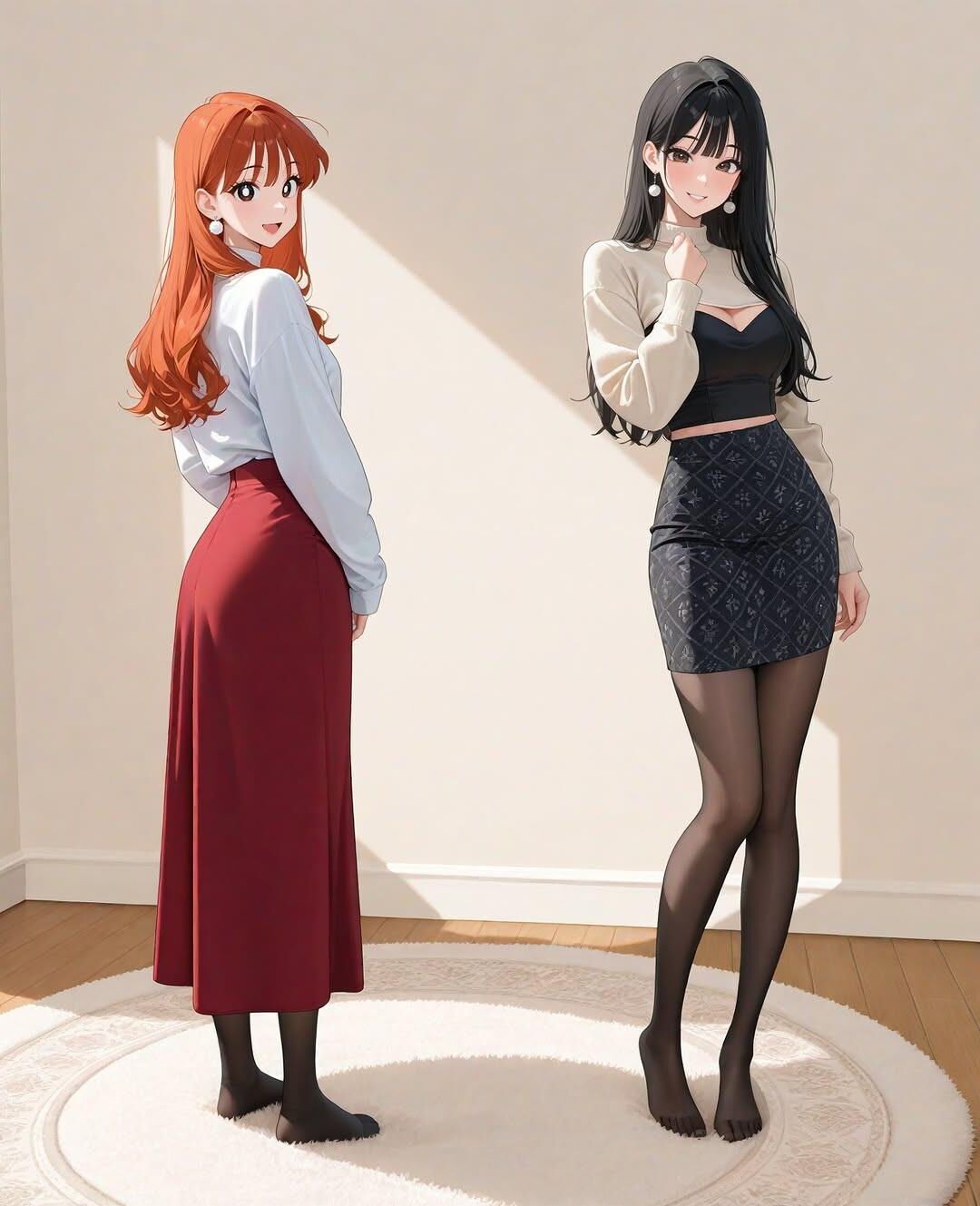 いくつかのかわいいAI/アニメの女の子