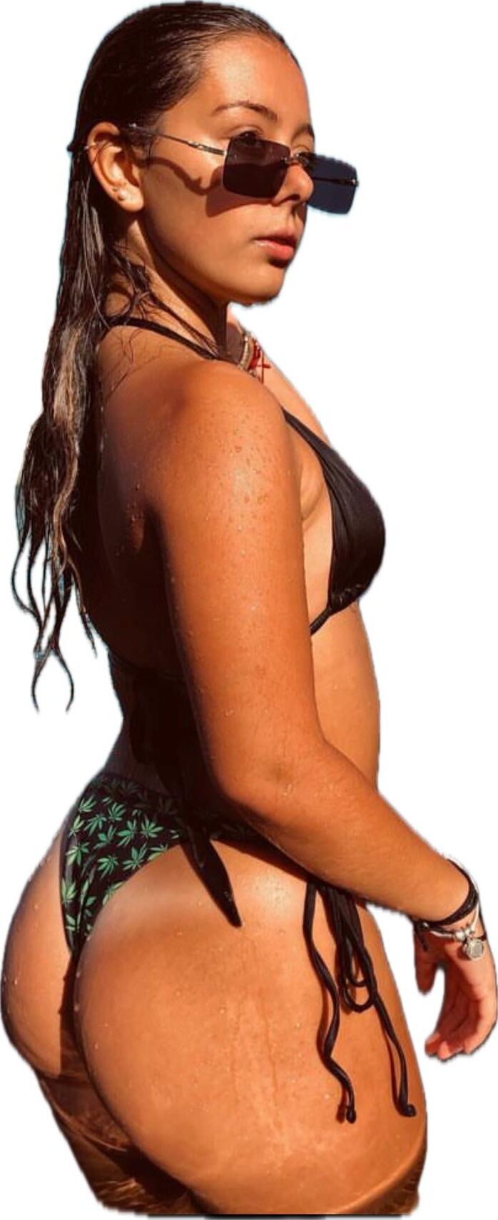 Latina Cute Big Butt Stickers 