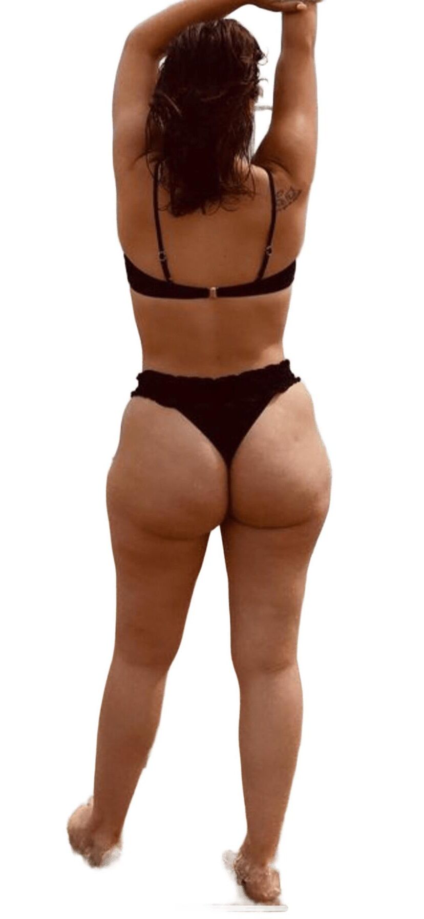 Latina Cute Big Butt Stickers 