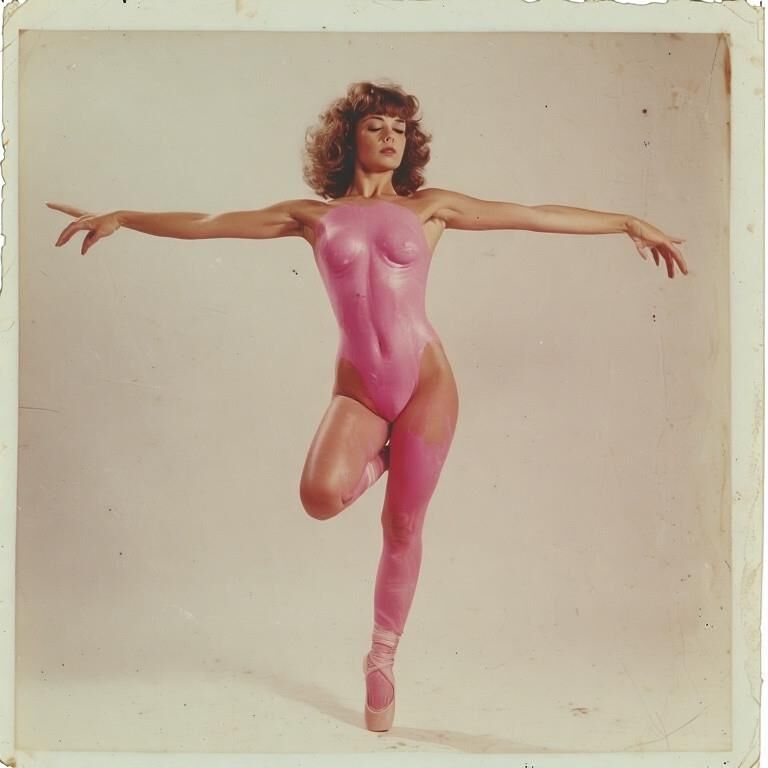 Ballerine de bodypaint