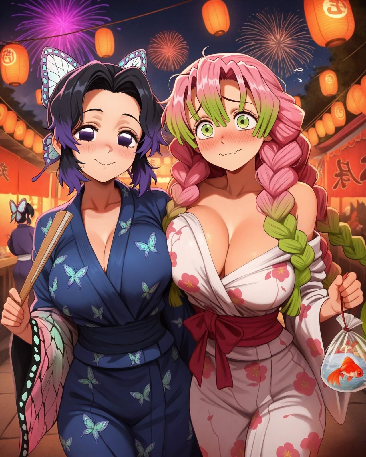 Mitsurishinobu Kimetsu por Waifuinvoker