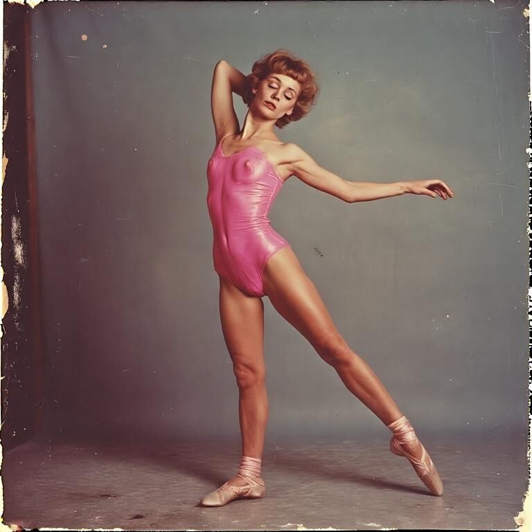Ballerine de bodypaint