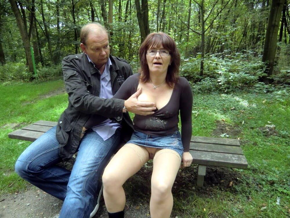 Seins nus en denim