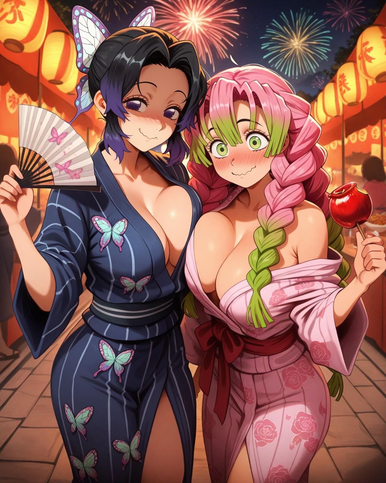 Mitsurishinobu Kimetsu por Waifuinvoker