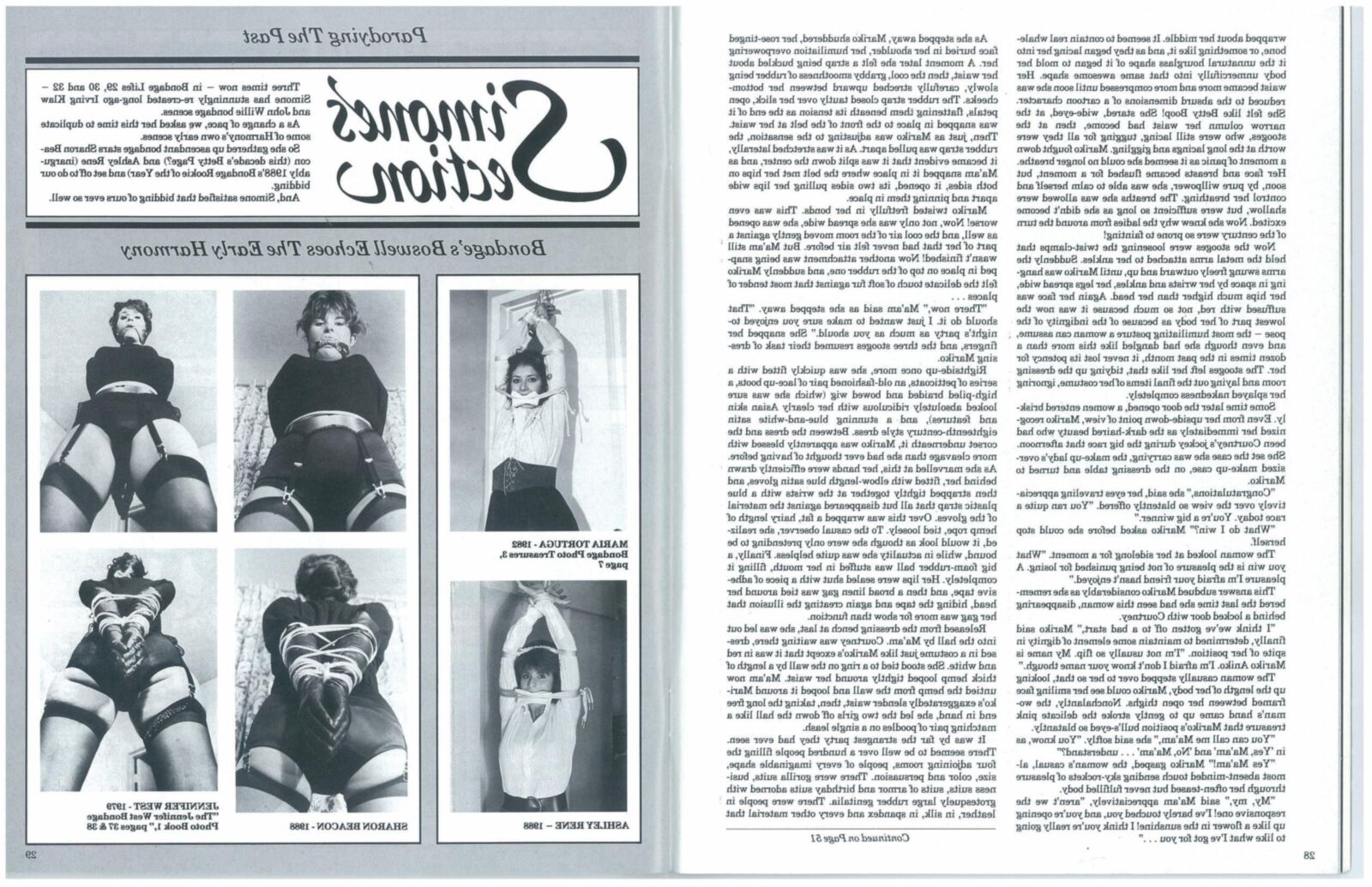 Bondage Life No (retro magazine scan)