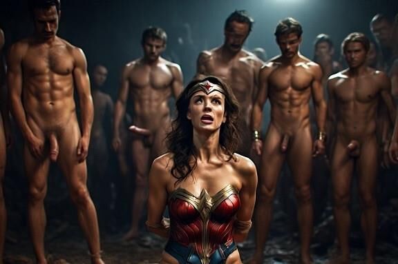 Wonder Woman in distress