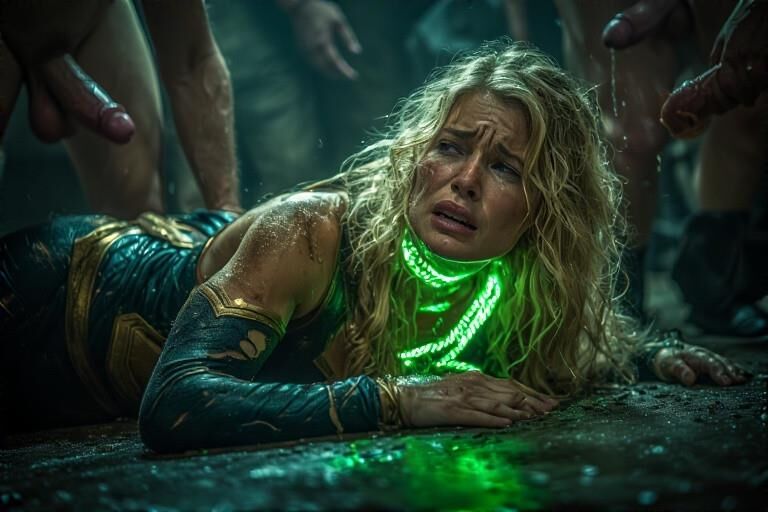 Supergirl in distress