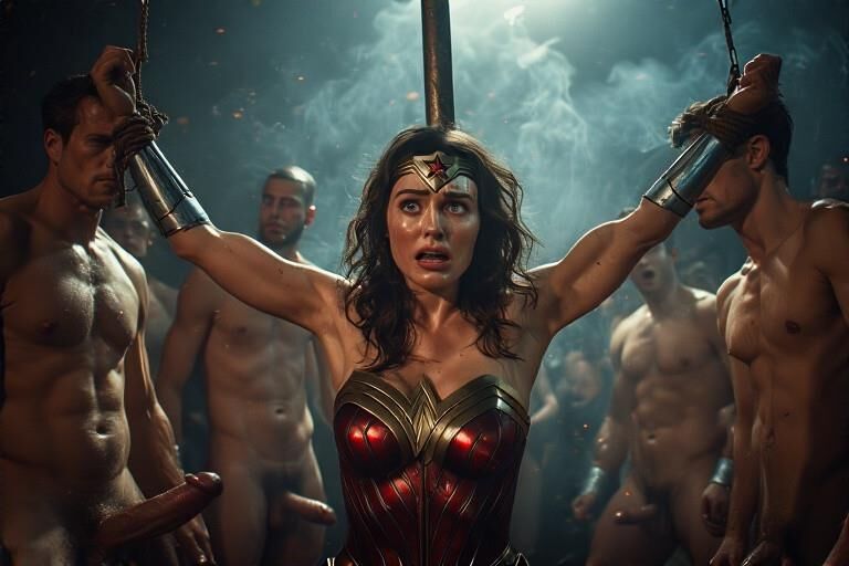 Wonder Woman in distress