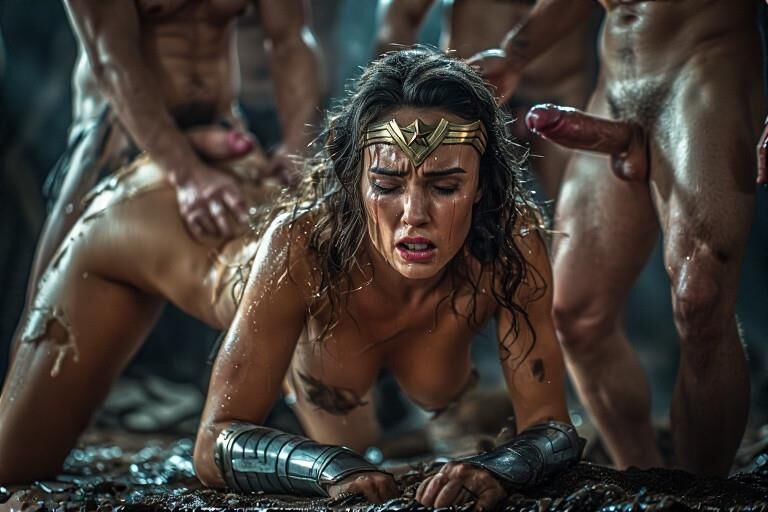 Wonder Woman in distress