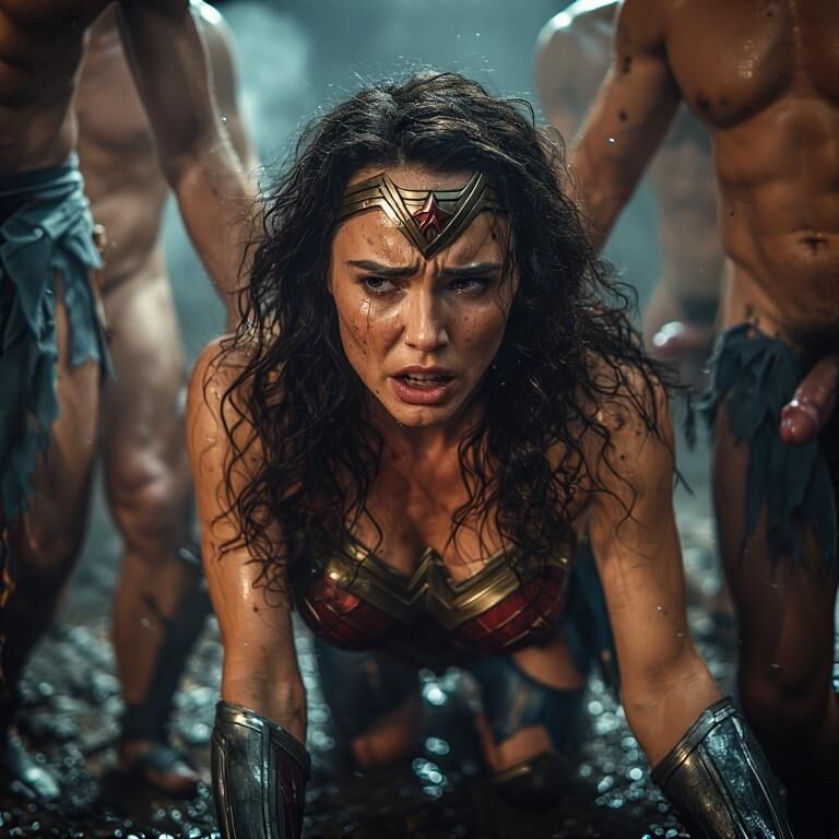 Wonder Woman in distress