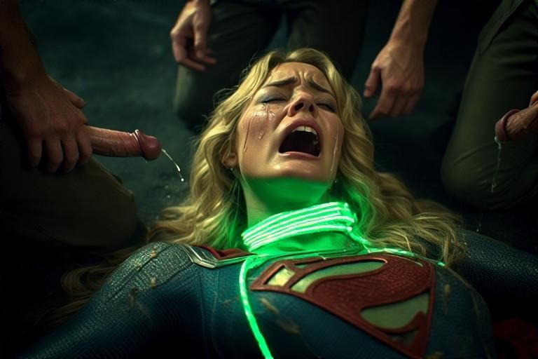 Supergirl in distress