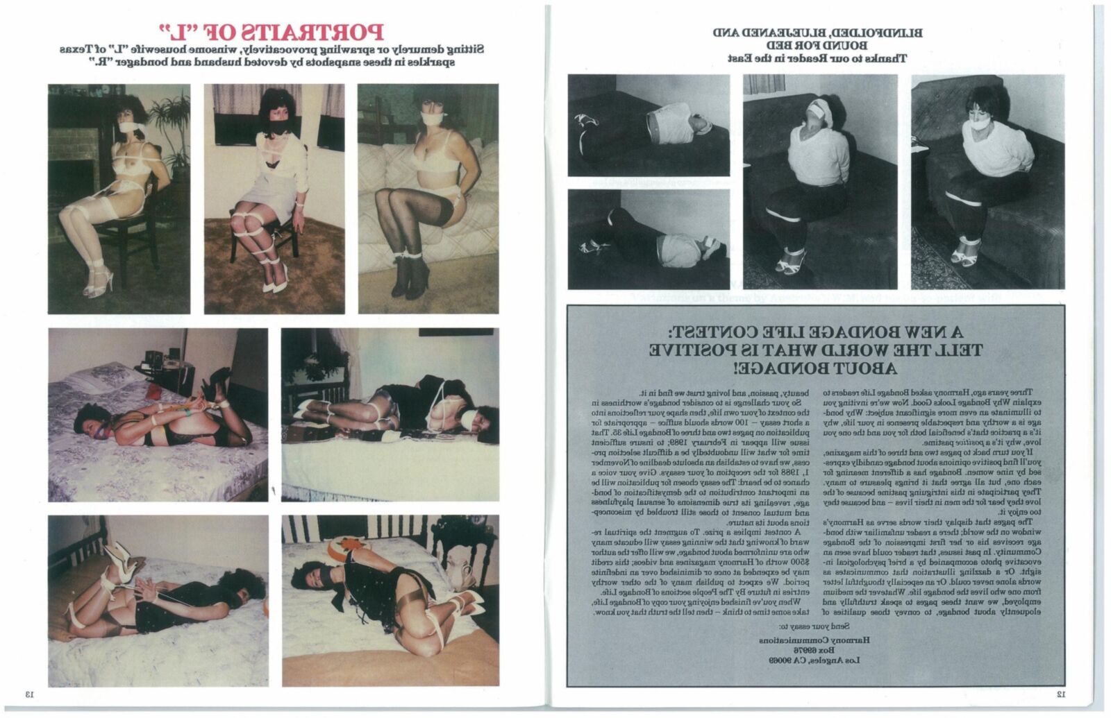 Bondage Life No (retro magazine scan)