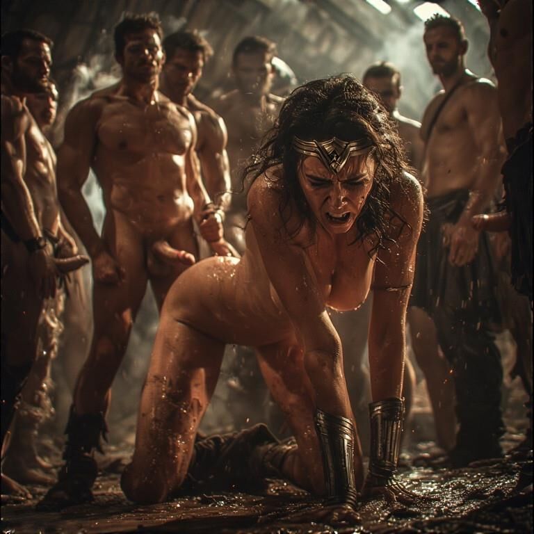 Wonder Woman in distress