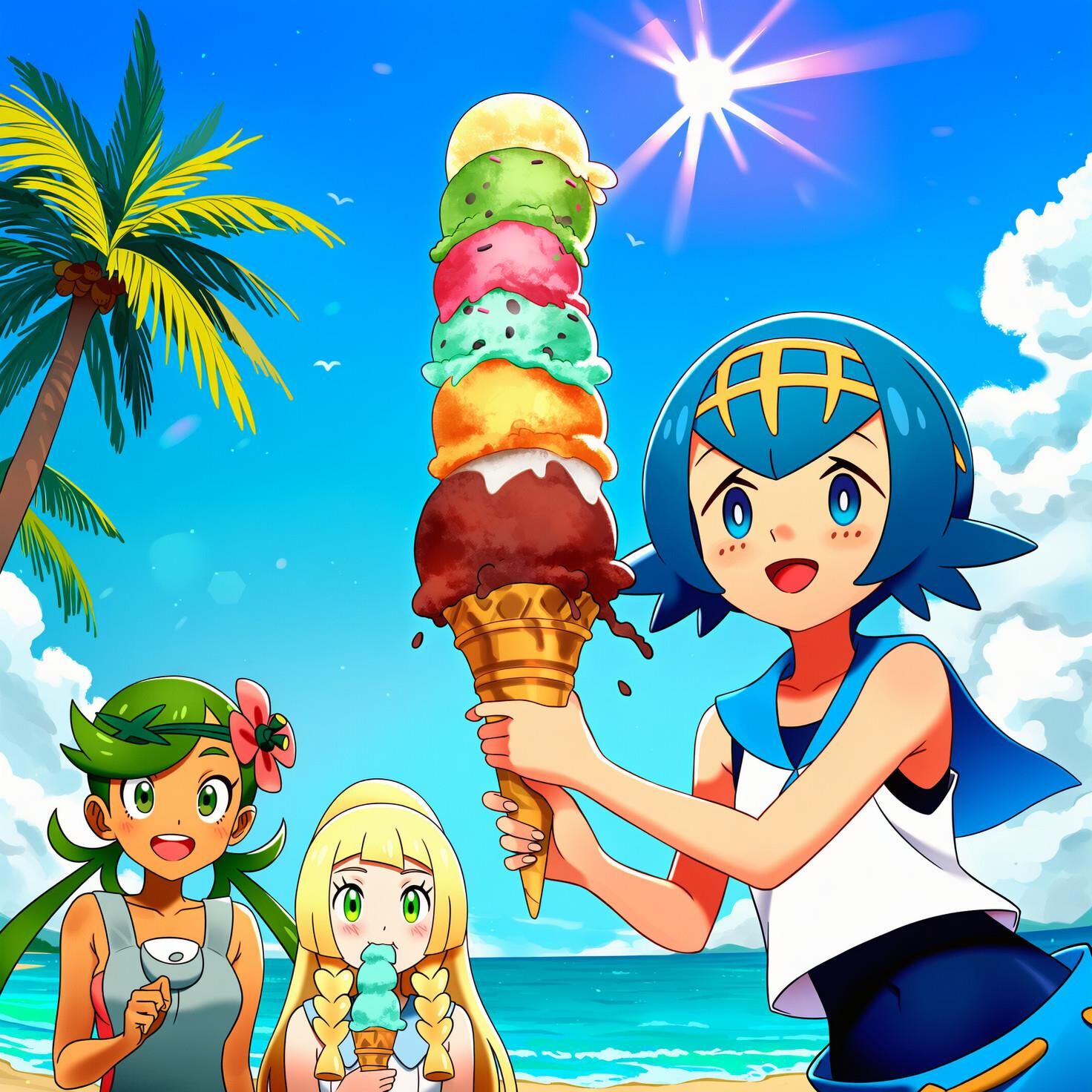 Pokémon Multiple Girls / Group