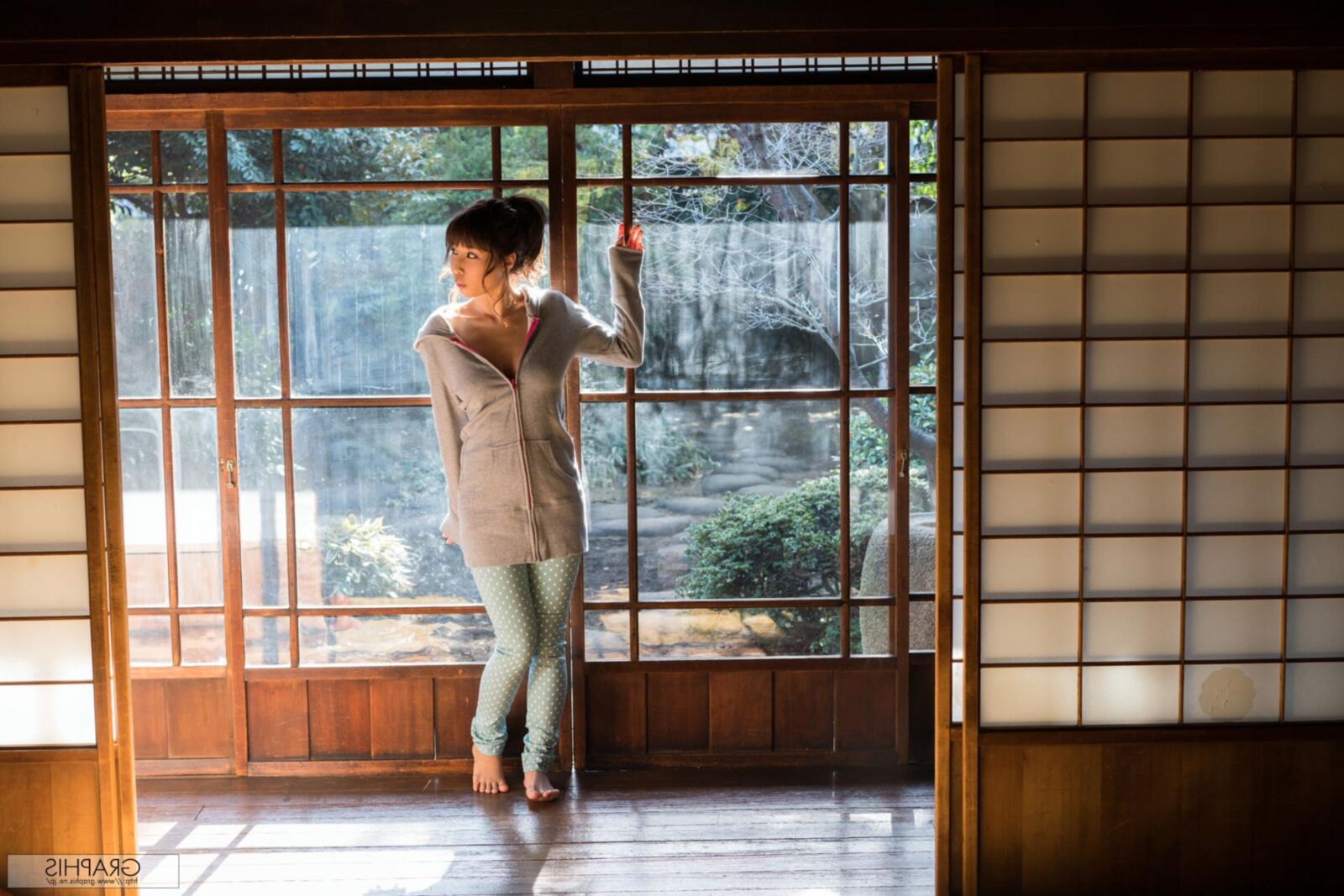 Syunka Ayami Graphisgals Sunbeams Leaves