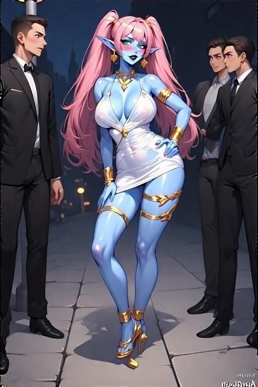 AI Blue Skin Elk Hooker