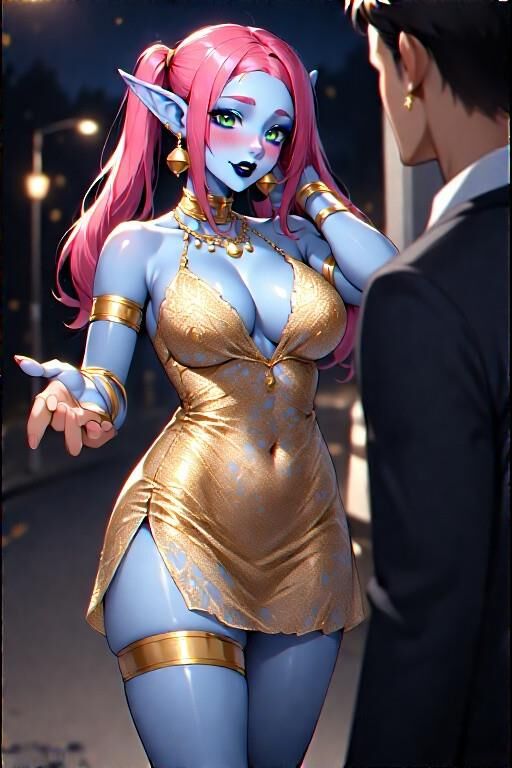 AI Blue Skin Elk Hooker