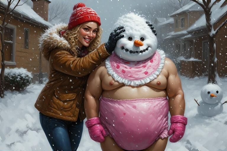 AI adulto bebê e fraldas obras de arte domésticas mistura