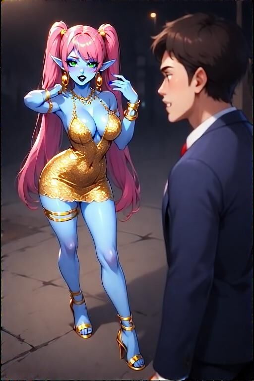 AI Blue Skin Elk Hooker