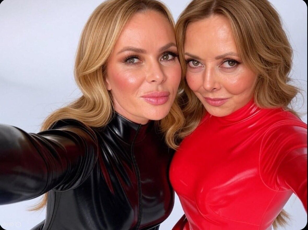 Carol Vorderman and Amanda Holden