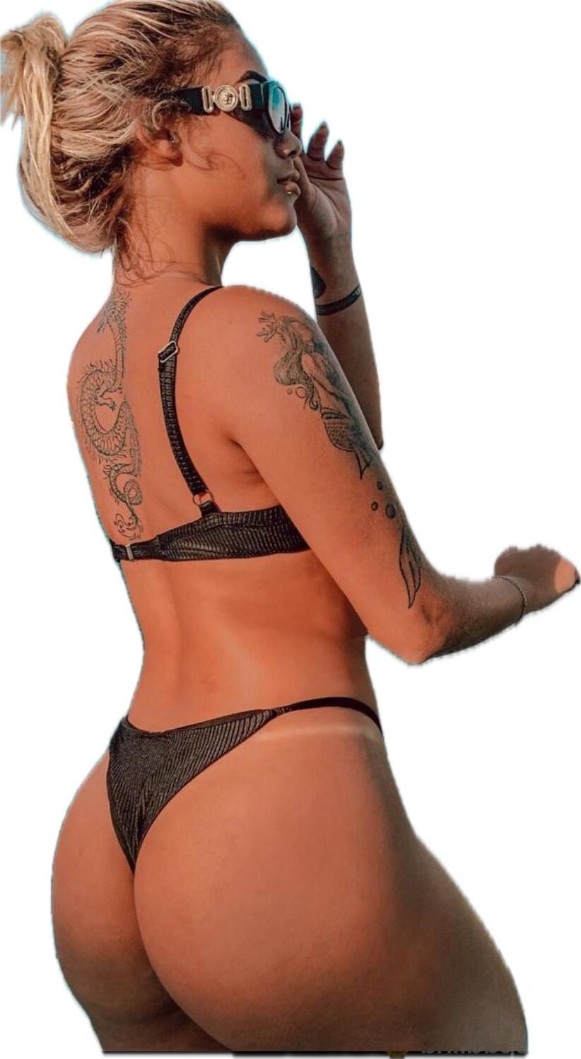 Latina süße große Butt -Aufkleber