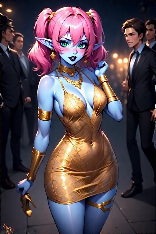 AI Blue Skin Elk Hooker