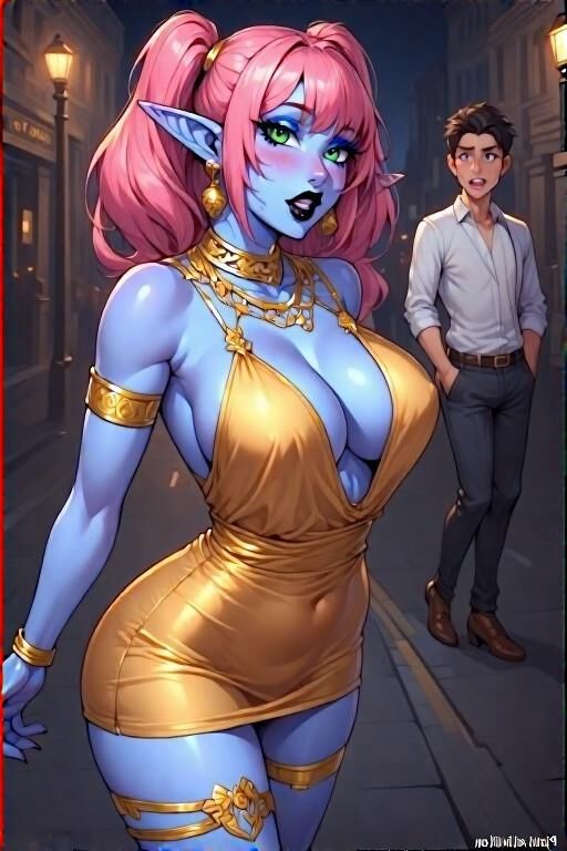 AI Blue Skin Elk Hooker
