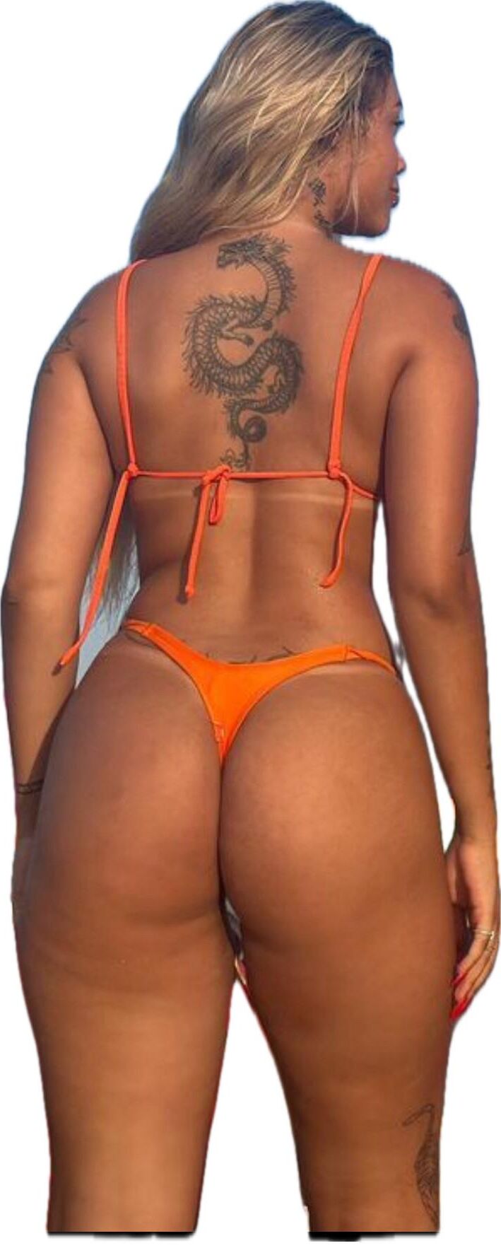 Latina süße große Butt -Aufkleber